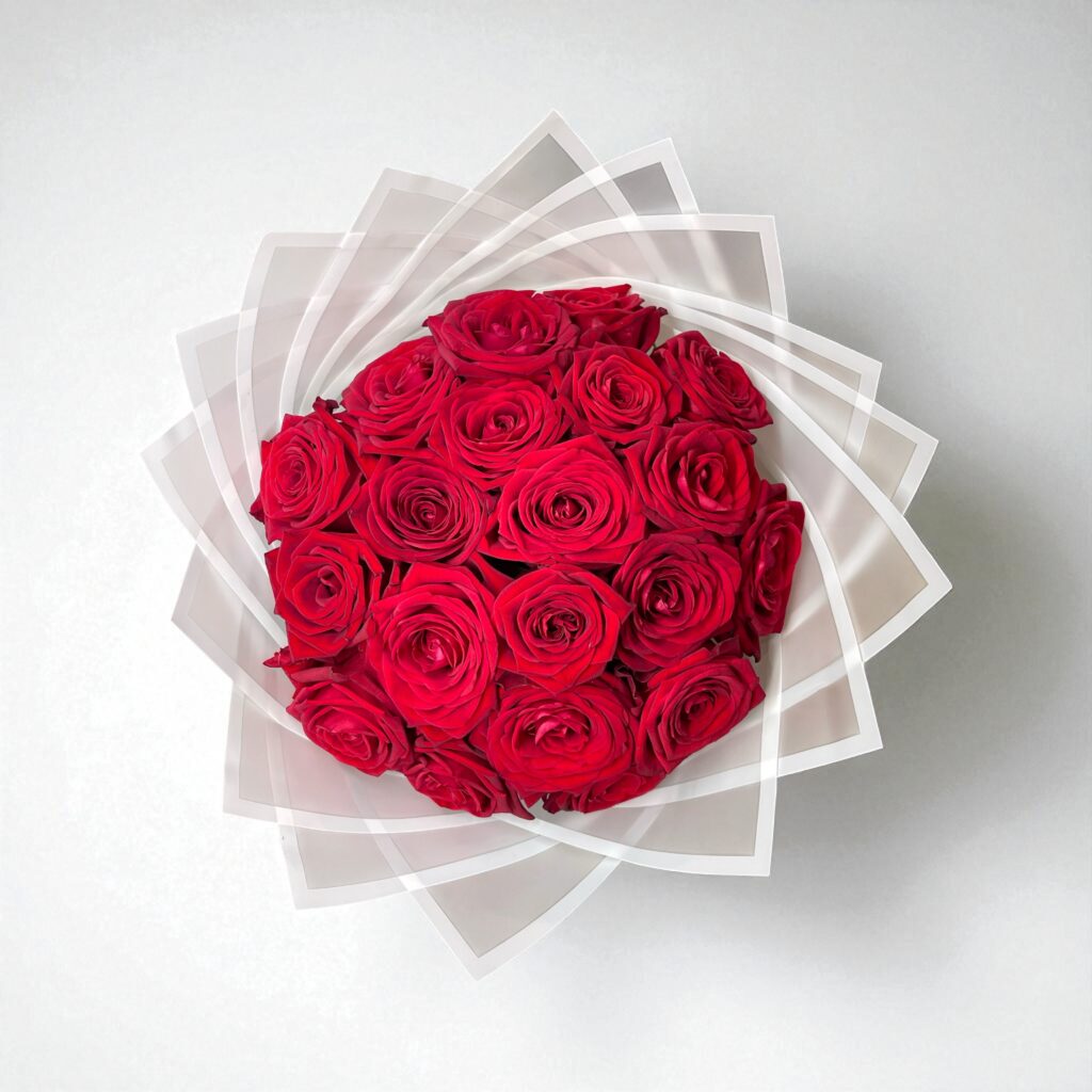 20 Red Naomi Roter Rosenstrauß