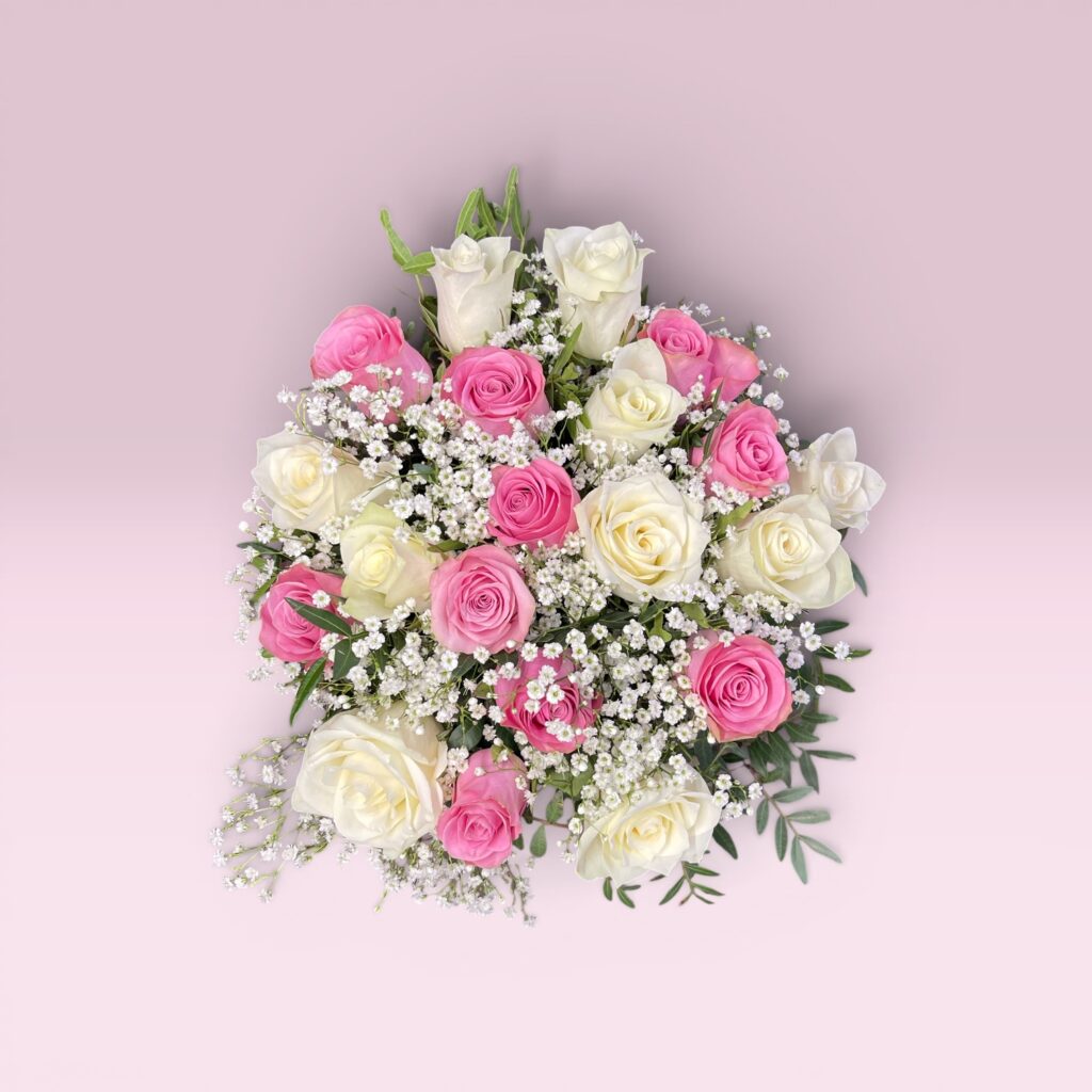 Weiß - Rosa Harmonie